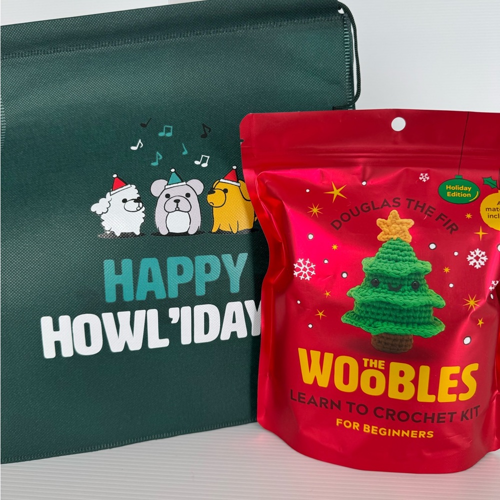 Douglas the Fir Holiday Edition Crochet Kit - Gift Bag Included